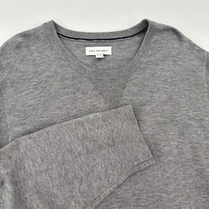 Free Assembly Mens XXXL 3XL Gray Crewneck Pullover Sweater Lightweight Knit